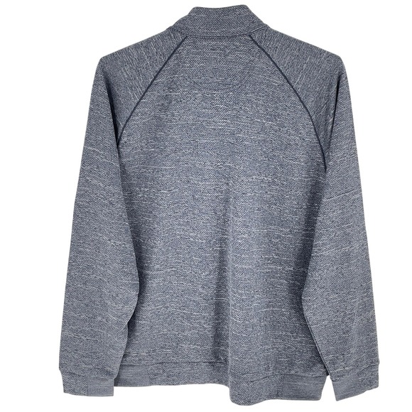 Greg Norman XXL Pullover Golf Top Microfleece Double Knit Navy Blue Mens 1/4 Zip - Picture 12 of 12